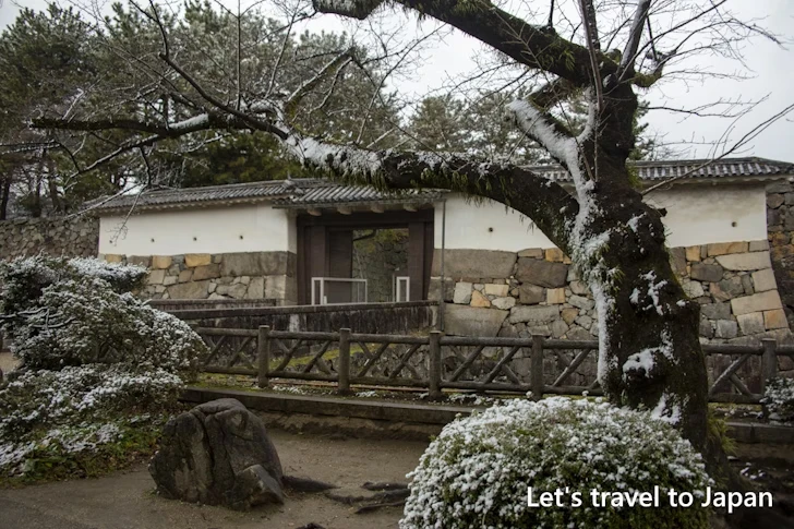 名古屋城の雪景色：名古屋城の見どころ(172)