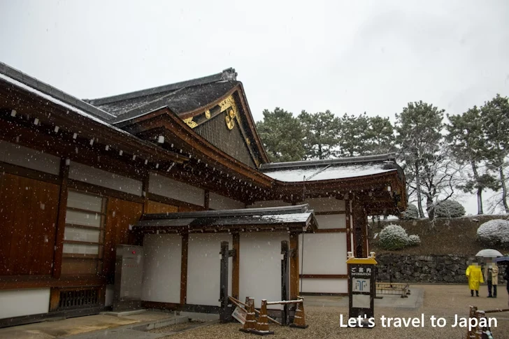 名古屋城の雪景色：名古屋城の見どころ(174)