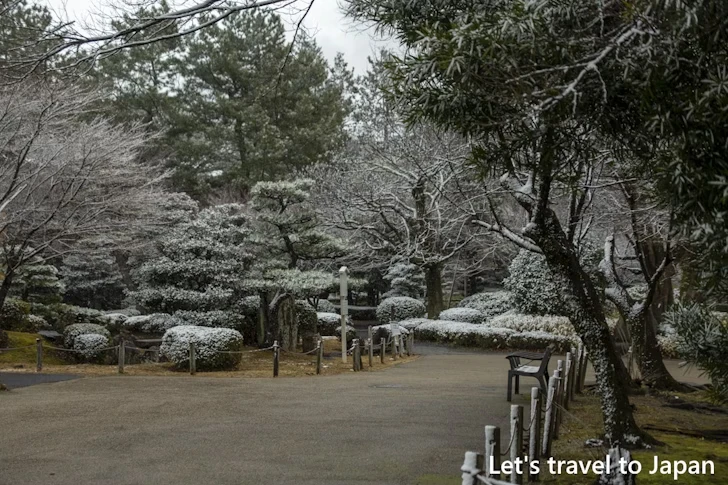 二之丸庭園の雪景色：熱田神宮の雪景色の見どころ完全ガイド(6)
