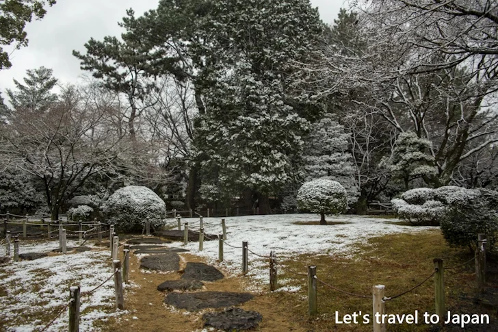 二之丸庭園の雪景色：熱田神宮の雪景色の見どころ完全ガイド(9)