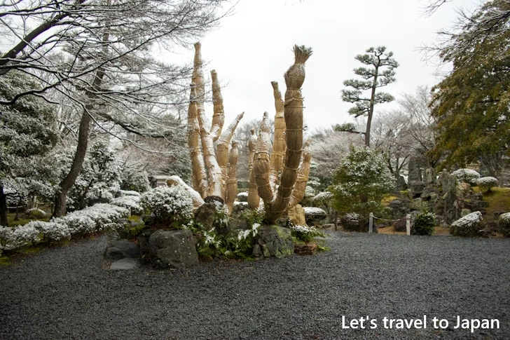 二之丸庭園の雪景色：熱田神宮の雪景色の見どころ完全ガイド(12)