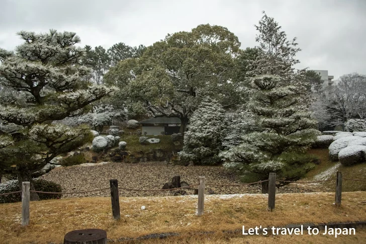 二之丸庭園の雪景色：熱田神宮の雪景色の見どころ完全ガイド(14)