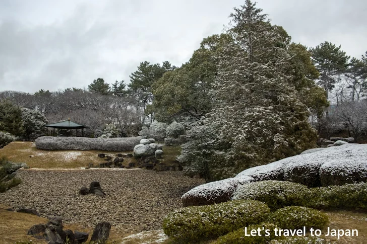 二之丸庭園の雪景色：熱田神宮の雪景色の見どころ完全ガイド(15)