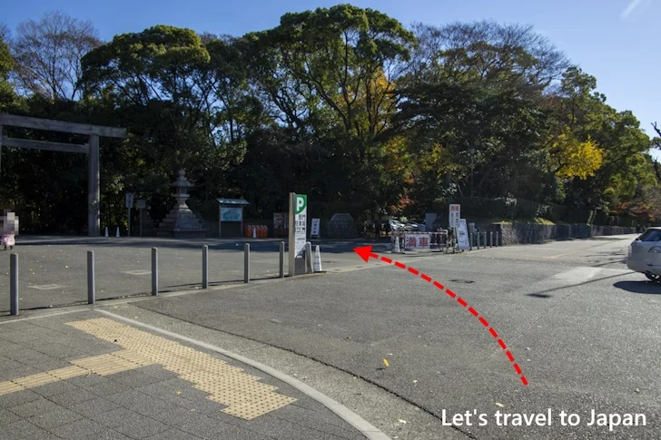 西門駐車場：熱田神宮の駐車場完全ガイド(3)