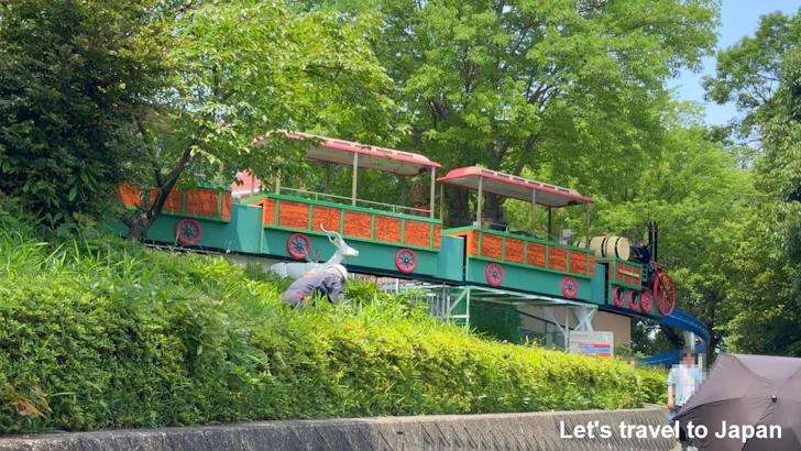 モノレール列車：東山動物園遊園地の見どころ(5)