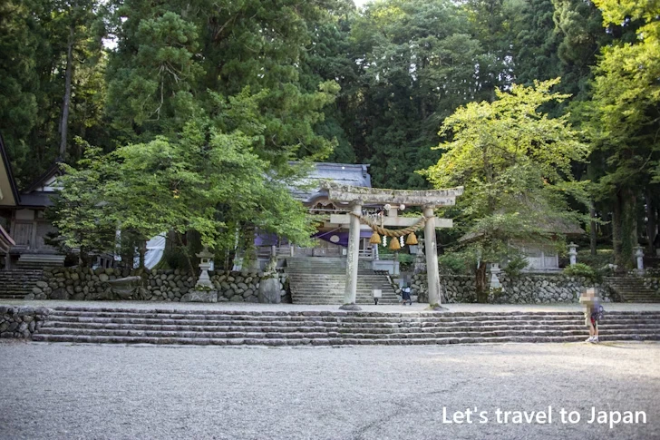 白川八幡神社：白川郷の見どころ(134)