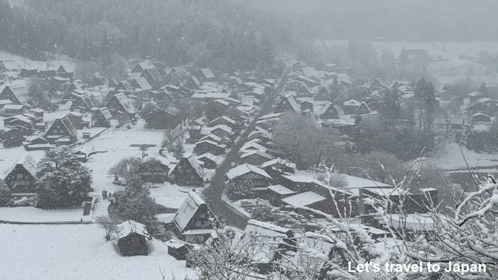 展望台：白川郷の雪景色の見どころ(5)