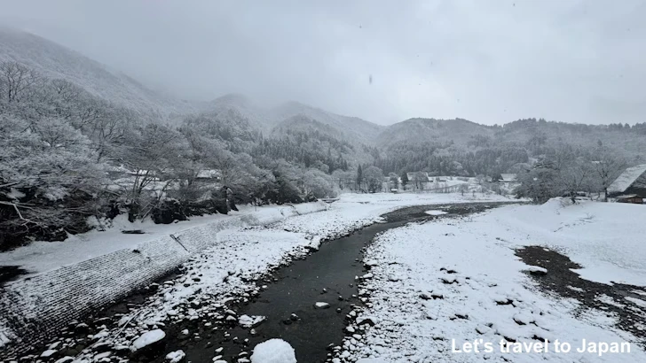 であい橋：白川郷の雪景色の見どころ(5)